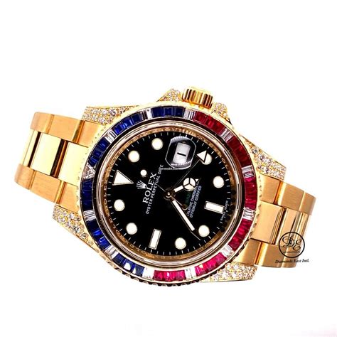 rolex gmt 2 yellow gold|rolex gmt pepsi white gold.